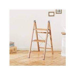 天馬 ウッディスリムステップ３段 BR 4904746087355 はしご インテリア  ウッディースリム ステップ 隙間収納の通販は 8,569円