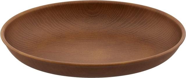 正和 ＮＨ ｈｏｍｅ 木目オーバルプレート BR 樹脂 クリーンコート加工 キッチン用品 食洗機対応 ナチュラル おしゃれ