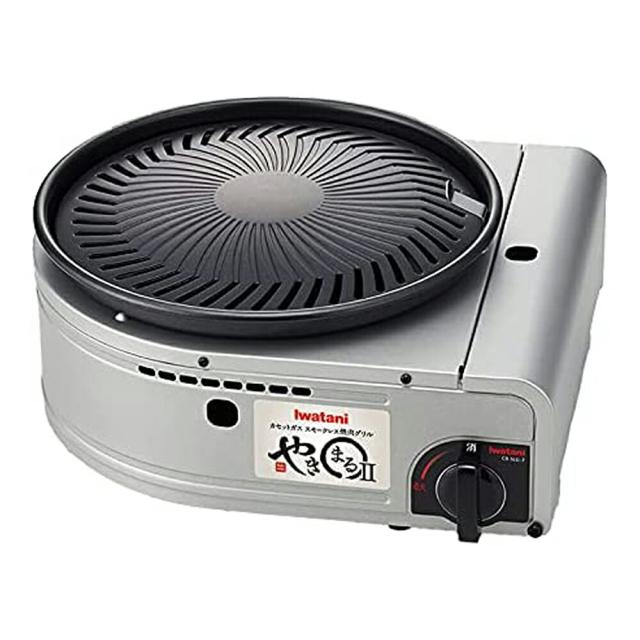 イワタニ CB-SLG-2　カセットガススモークレス焼肉グリル やきまるII  ｜カセットコンロ　バーベキューの通販は