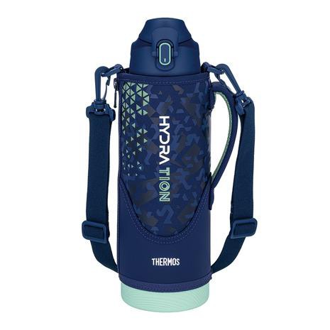 サーモス 真空断熱スポーツボトル NVMT ネイビーミント 1.5L 水筒 保冷専用 スポーツ飲料OK マグボトル ステンレスボトル ワンタッチ 直飲 ポーチ付 ベルト付の通販は