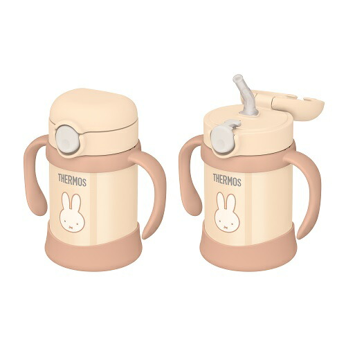 サーモス THERMOS まほうびんのベビーストローマグ FJT-250B CRM