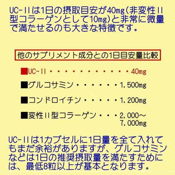 88％以上節約 非変性 2型 コラーゲン UC-II 30日分 コラパワー II型コラーゲン サプリメント www.misscaricom.com