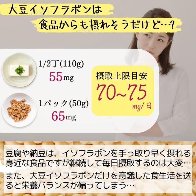 大豆イソフラボン +46成分 エクオール 産生成分｜お得な6個セット｜ 女性 サプリ エストロパワー イソフラボン サプリ エクオール 人気 ランキング 送料無料_6