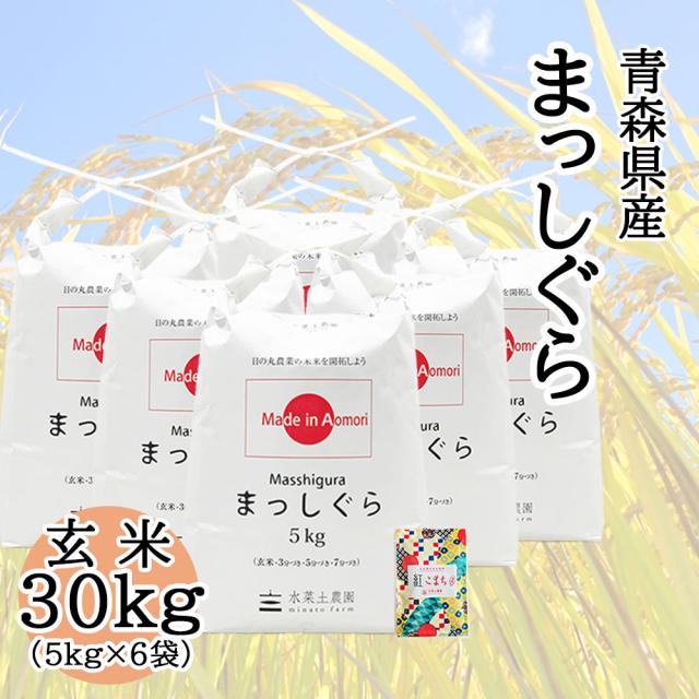 まっしぐら 米 30kg（5kg×6袋） お米 精米 白米 30キロ 令和6年産