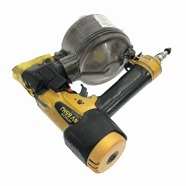 ☆中古品☆HITACHI 日立工機 65mm 高圧 ロール釘打機 NV65HJ 金/ ☆中古品☆HITACHI 日立工機 65mm 高圧 ロール釘打機 NV65HJ 金/