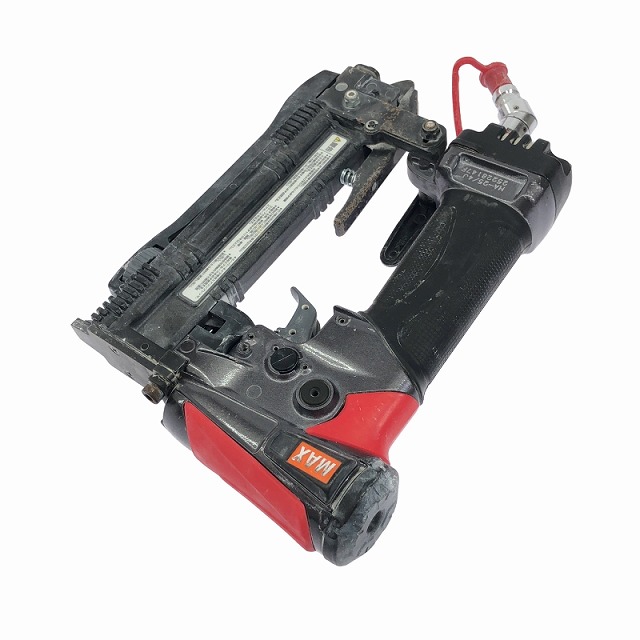 【質屋】MAX マックス釘打機 高圧ステープル用エアネイラ HA-25/4J 未使用 [11060] ☆比較的綺麗☆MAX マックス 高圧 ステープル用エアネイラ HA-25⁄4J 肩