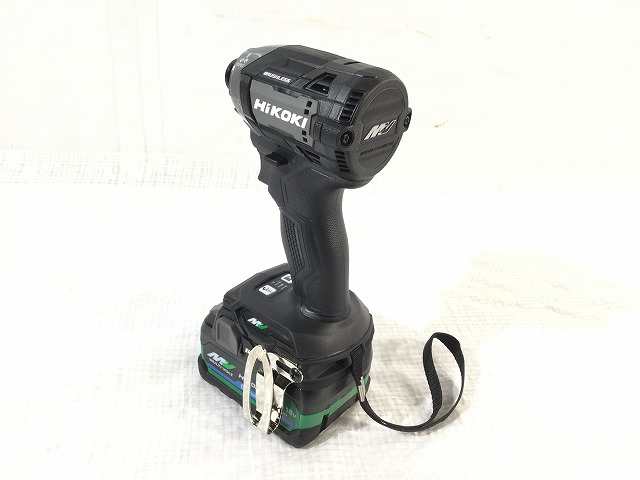 ☆未使用品☆ HiKOKI ハイコーキ 36V コードレスインパクトドライバ WH36DD(2XHGBZ) ブラック バッテリー2個付き 充電器付きの通販は