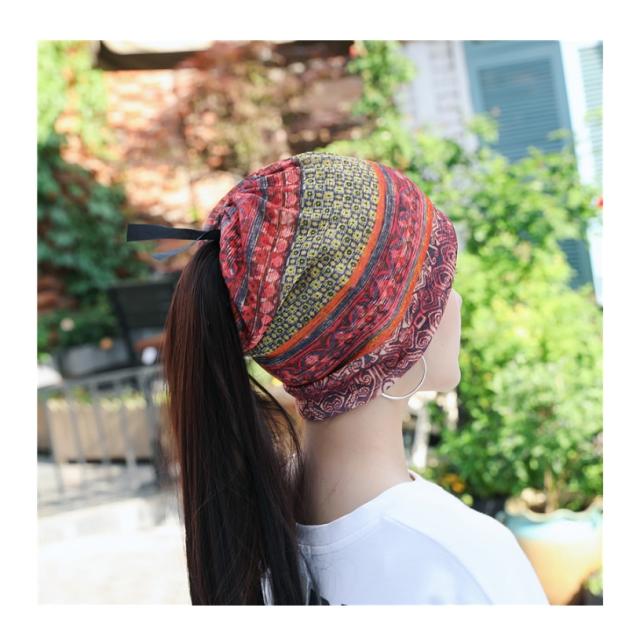 21最新のスタイル ヘアバンド エスニック ターバン 医療用帽子 レディース ネックウォーマー Sunnyvaledc Com