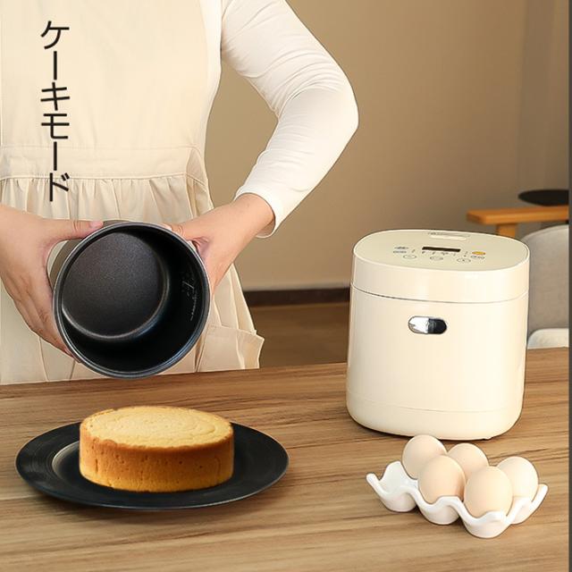 【P10倍】炊飯器 3合炊き 低温調理 多機能電気鍋 炊飯ジャー 小型 一人暮らし用 家庭用 同時調理 6つのモード 無水 蒸し 持ち運び便利 新生活_10