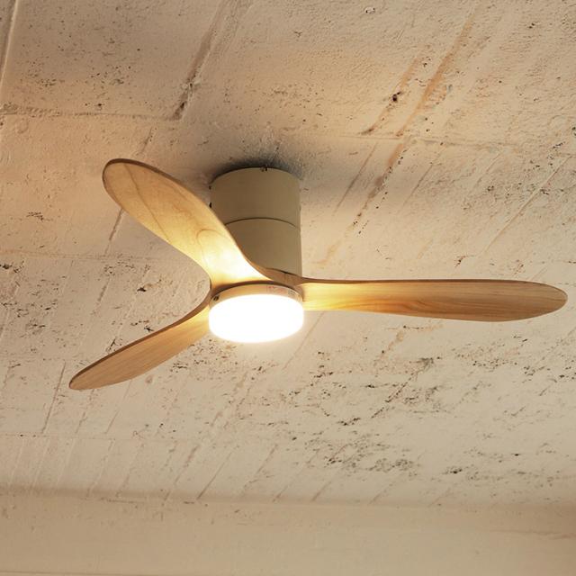 シーリングファン JE-CF017D JAVALO ELF ジャヴァロエルフ 公式店 Modern Collection 木製 電球色 電球交換不要 調光 LED内蔵 DCモーター サーキュレーター コンパクト スリム 暖房効率 省エネ 簡単取付 モダン コレクション 5年間保証 リビング リモコン 軽量 天然木 照明