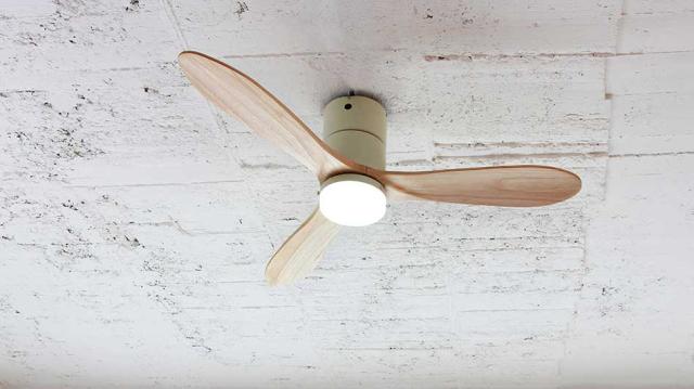 シーリングファン Modern Collection LED シREAL wood blades 昼白色