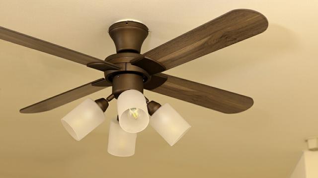 シーリングファン 4灯 Modern Collection JE-CF014 JAVALOELF ジャバロエルフ 公式店 リモコン付き 天井 照明器具 LED対応 モダン シーリングファン ダイニング 寝室 キッチン おしゃれ リビング ライト エコ