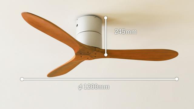 Modern Collection シーリングファン REAL wood blades JE-CF025 公式