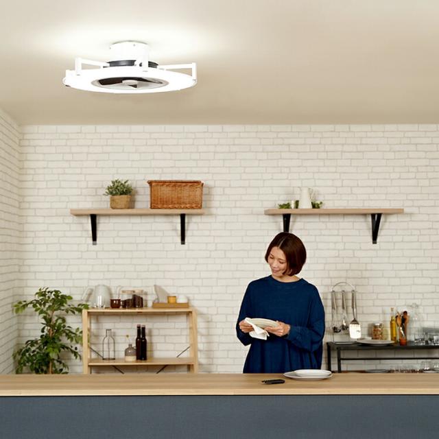 パネライト サーキュレーター Modern Collection 10〜14畳用 JE-CF029 JAVALO ELF ジャバロエルフ 公式店 シーリングファン ライト 空気循環 LED シーリングライト 調光 調色 天井 照明 オシャレ 　 メディアで紹介_17