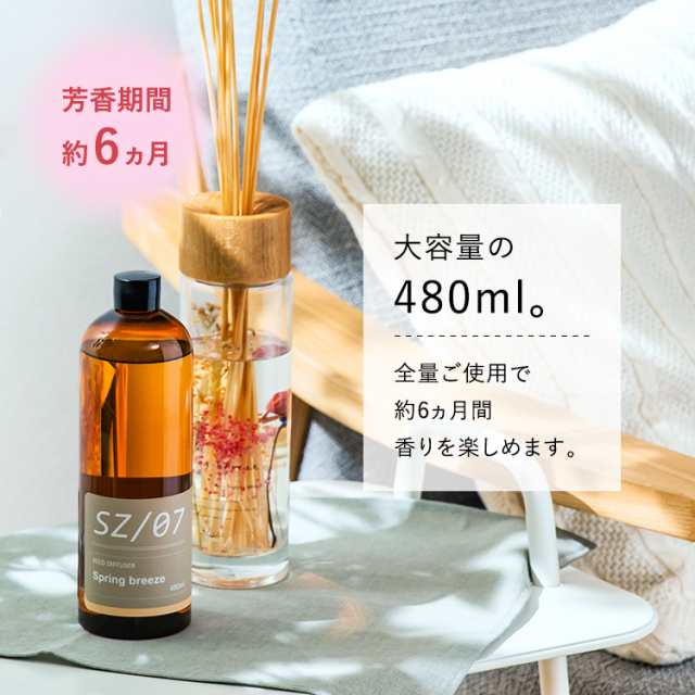 詰替用フレグランスオイル 480ml MRUS-50 mercyu メルシーユー 公式店