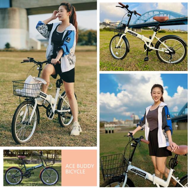 美品)RETRO6段変速折りたたみ自転車(お決まり) （Amazon | THREE