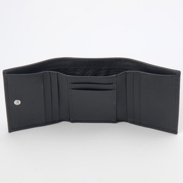 プラダ PRADA 三つ折り財布 メンズ ブラック 2MH041 2DMH F0002_2