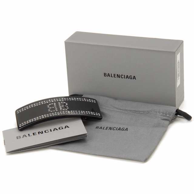 BALENCIAGA バレンシアガ ヘアクリップ バレッタ レディース ブラック 718944 TZ25X 5642 XXL HAIR CLIP　XXLヘアクリップ