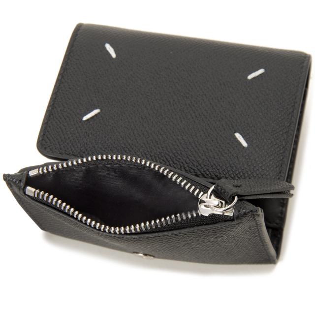 Maison Margiela メゾンマルジェラ 三つ折り財布 ブラック SA3UI0017 P4745 T8013 4ステッチ_3