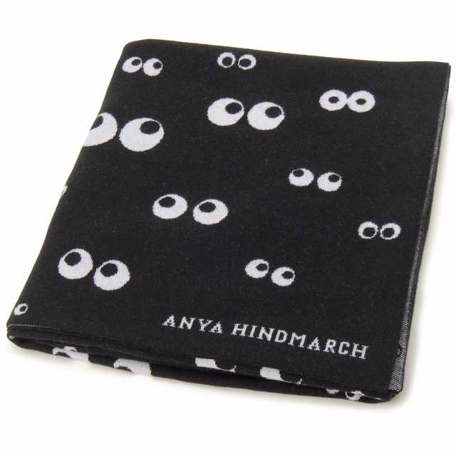 ANYA HINDMARCH アニヤハインドマーチ ブランケット ブラック 5050925164740 ALL OVER EYES オールオーバーアイズ