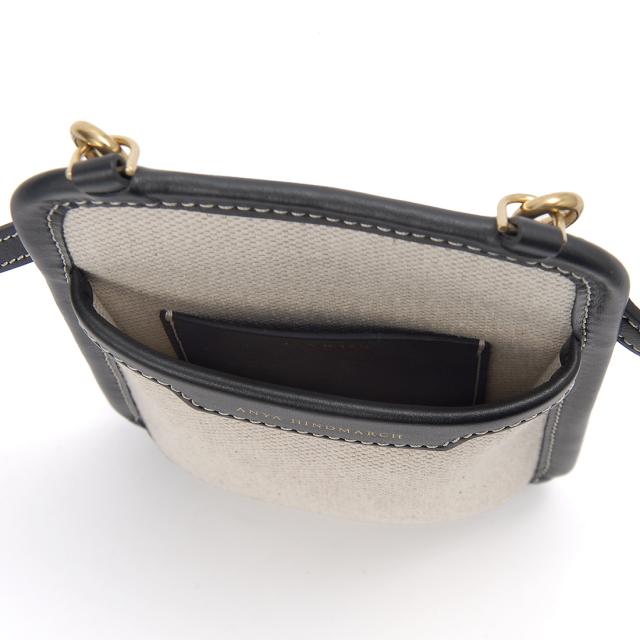 ANYA HINDMARCH アニヤハインドマーチ スマートフォンケース 5050925180801 キャンバスポシェット ANYA HINDMARCH アニヤハインドマーチ スマートフォンケース