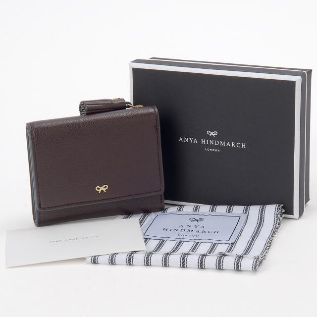 アニヤハインドマーチ ANYA HINDMARCH 三つ折り財布 レディース ボルドー 5050925204866 PEEPING EYES_4