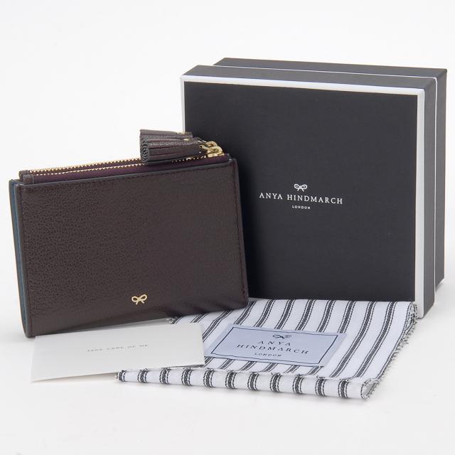 アニヤハインドマーチ ANYA HINDMARCH 二つ折り財布 レディース ボルドー 5050925204873 PEEPING EYES_4