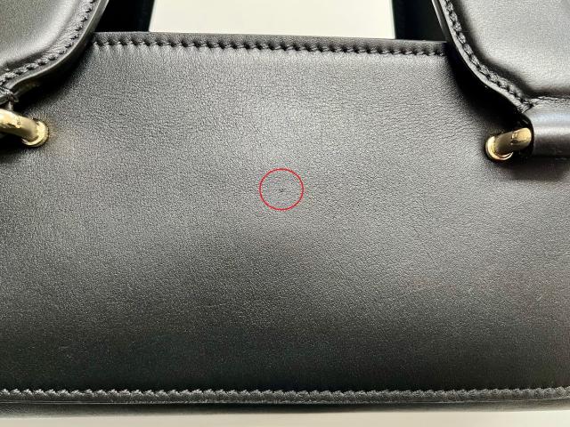 訳あり　背面に傷あり　aim エイム ハンドバッグ レディース ブラック 009SC BL マイクロオリビア_10