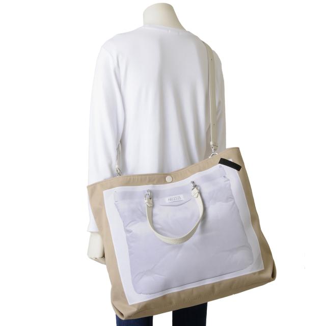 【Maison Margiela】メゾンマルジェラ ホワイトナイロントート 新品❗️MM6 Maison Margiela トートバック ホワイト