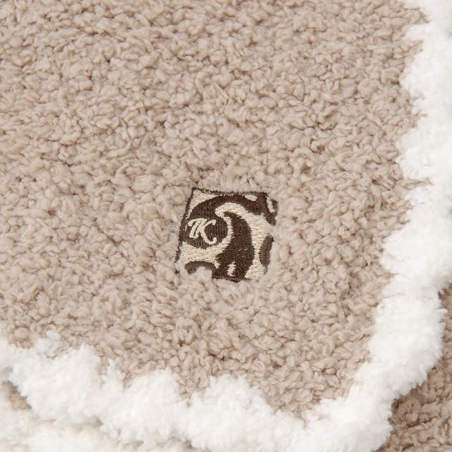 カシウェア kashwere ベビーブランケット テディ×クリーム BBCH-BCB01