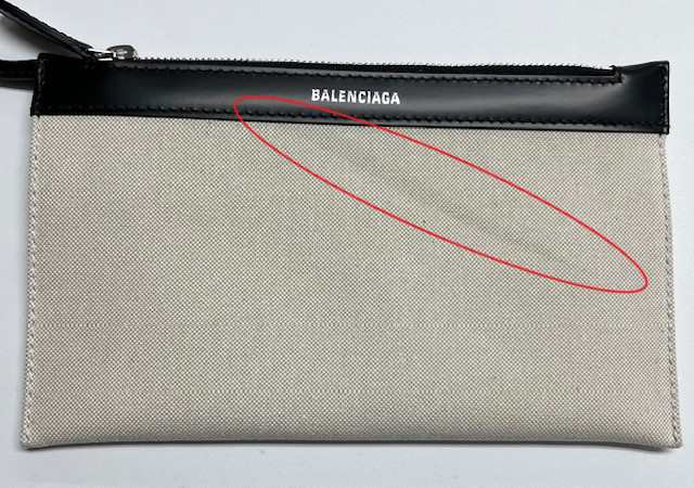 訳あり　付属ポーチにシワあり　バレンシアガ BALENCIAGA トートバッグ レディース ナチュラル 339933 2HH3N 9260 ネイビー カバス キャ