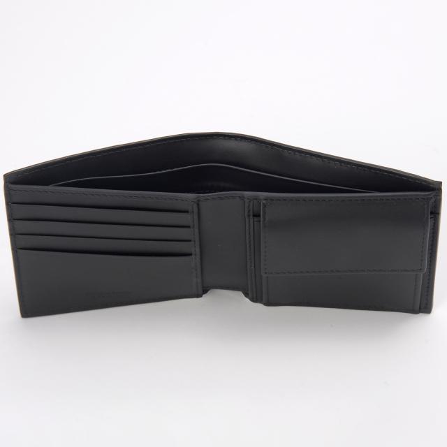 Bottega Veneta ボッテガヴェネタ 二つ折り財布 メンズ ブラック 193642V47W18803 INTRECCIATO_2