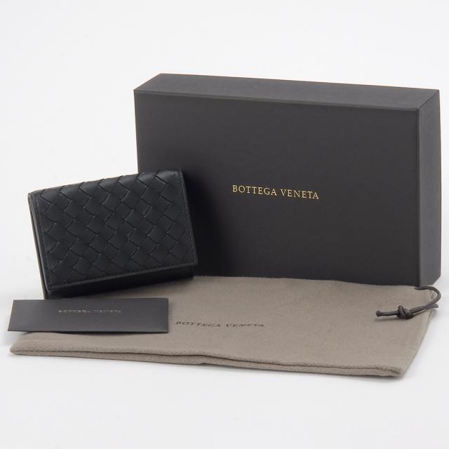 ボッテガ・ヴェネタ Bottega Veneta 三つ折り財布 ブラック 黒 515385 V3UN2 1295 コンパクト財布_4