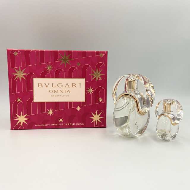 BVLGARI ブルガリ オムニアクリスタリンオードトワレセット EDT 100ml＋15ml 香水