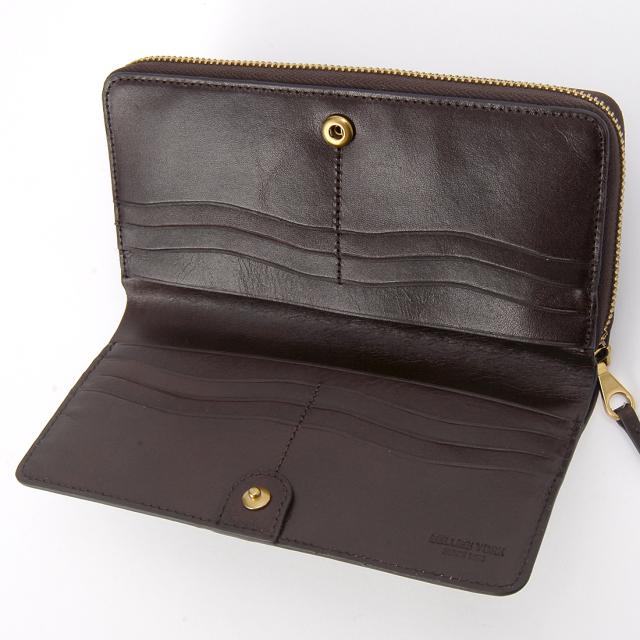 公式 BELLIES YORK ベリーズヨーク イタリアンレザー 長財布 牛革 本革