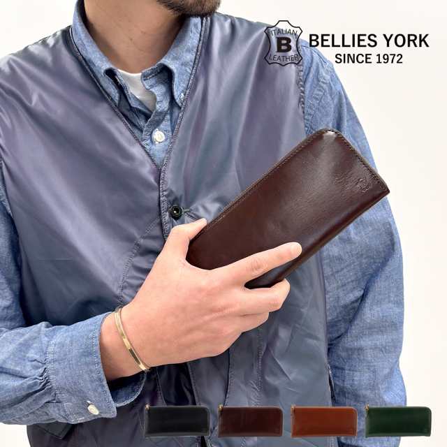 公式 BELLIES YORK ベリーズヨーク イタリアンレザー 長財布 牛革 本革 BYHL10307の通販は