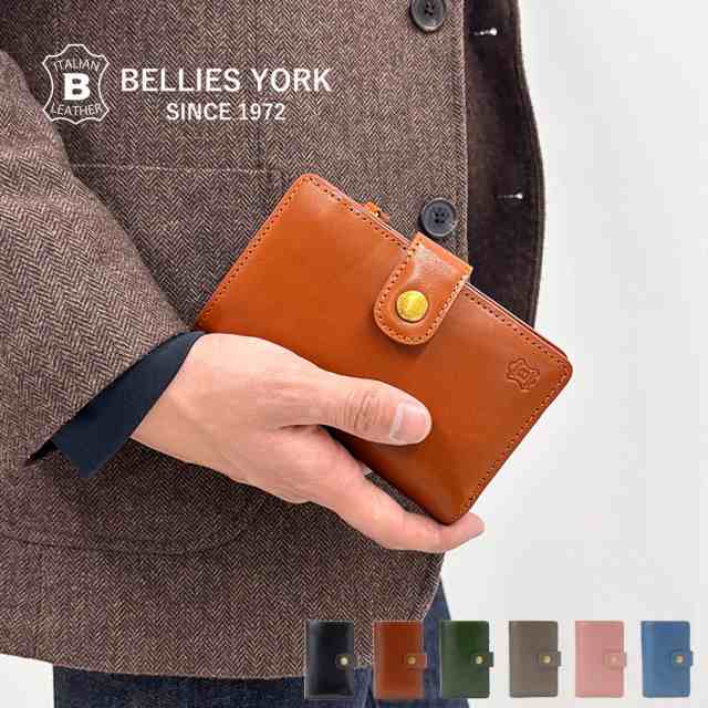 公式 BELLIES YORK ベリーズヨーク イタリアンレザー 二つ折り 公式 BELLIES YORK ベリーズヨーク イタリアンレザー 二つ折り