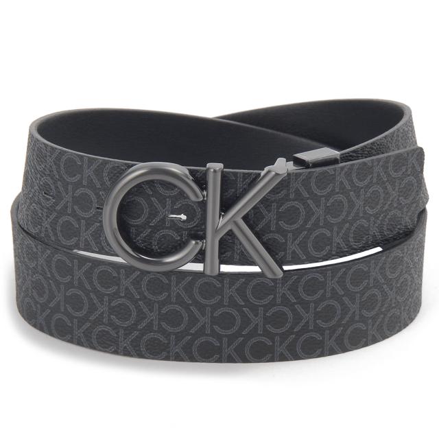   JEANS カルバンクラインジーンズ ベルト メンズ ブラック K50K512829 01R CK L BOMBE 35MM