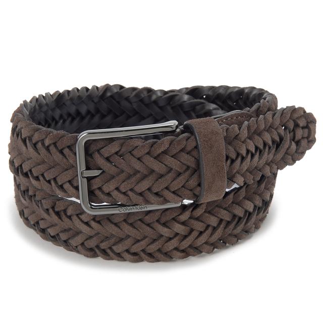   JEANS カルバンクラインジーンズ ベルト メンズ ブラウン K50K512841 BAW CK L BOMBE 35MM