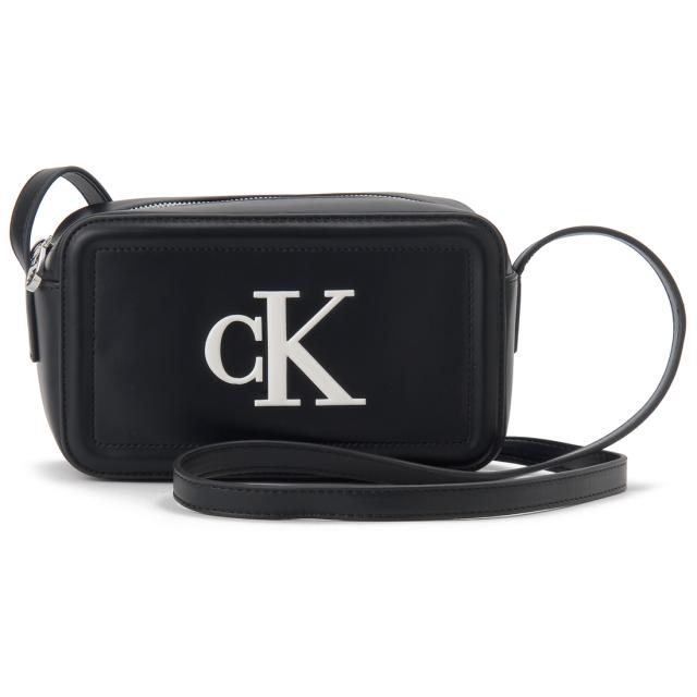 カルバンクライン ジーンズ CALVIN KLEIN JEANS ショルダーバッグ レディース ブラック LV04F3220G 3L2 BOLD CK CAMERA BAG 9,856円