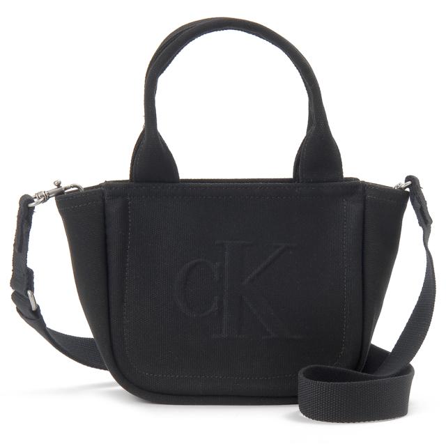   JEANS カルバンクラインジーンズ トートバッグ レディース ブラック LV04K3160G UB1 SUMMER CANVAS MINI