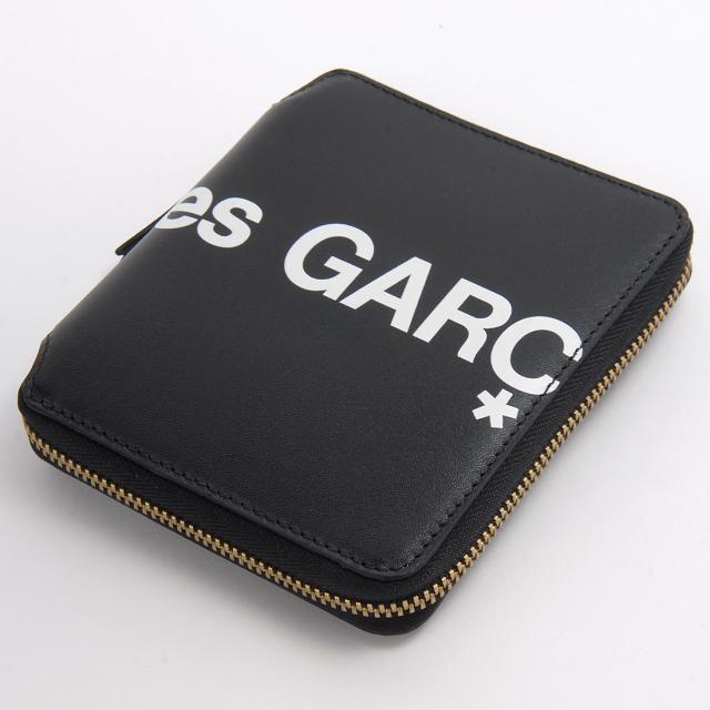 COMME des GARCONS コムデギャルソン 二つ折り財布 ブラック SA2100HL BK_1