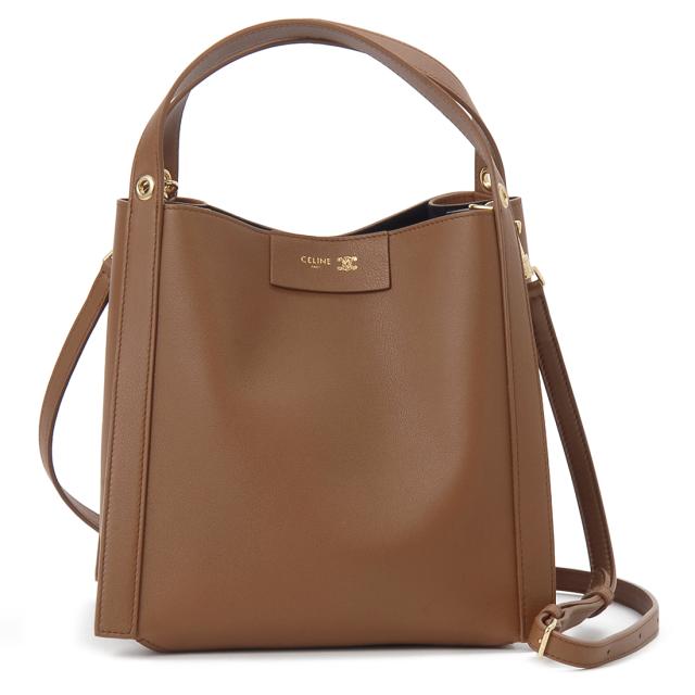セリーヌ CELINE ハンドバッグ ブラウン 12418 2T83 GFY5 スモール キューブ
