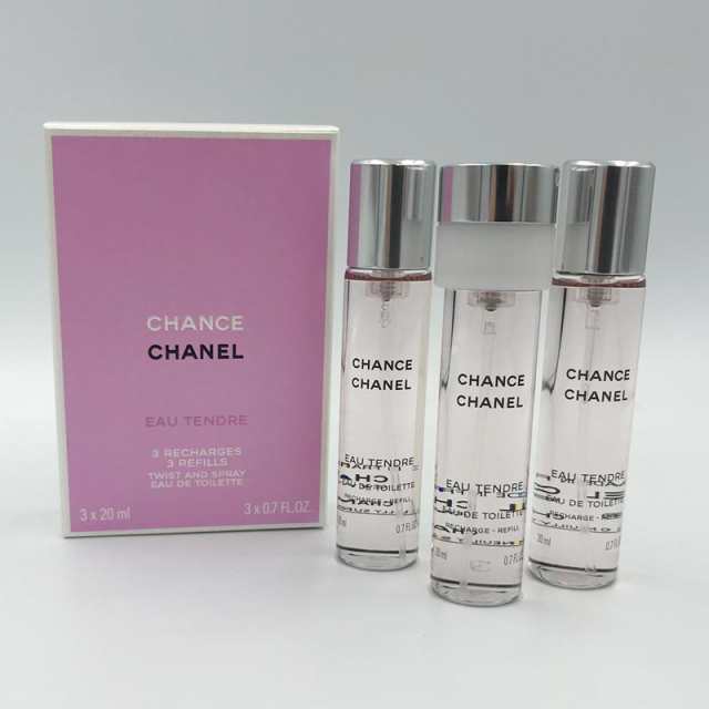 シャネル CHANEL 香水 チャンス オータンドゥル ツイスト＆スプレー リフィル 3x20ml EDT フレグランス 香水 コスメ 新品 送料無料