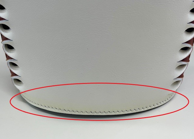 訳あり 背面下部に黄色い変色あり Chloe クロエ ショルダーバッグ