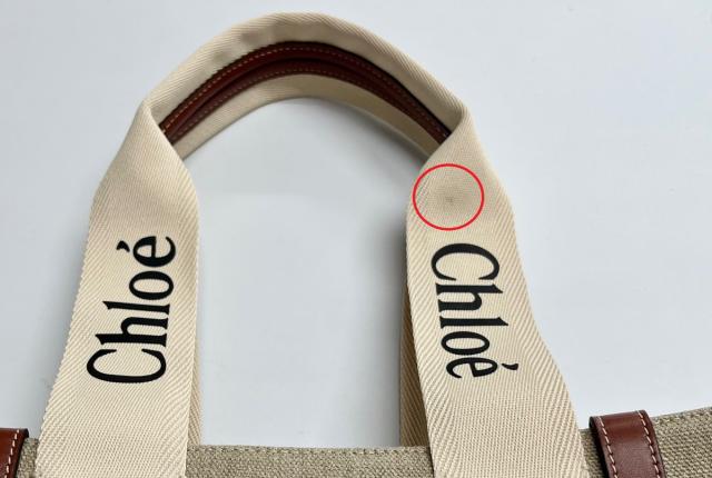 訳あり 持ち手右側に汚れあり、説明冊子なし Chloe クロエ トート