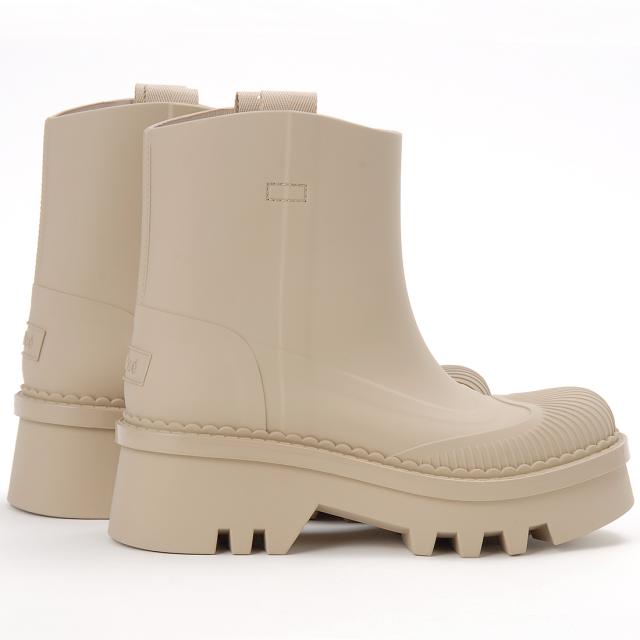 Chloé ベージュ レインブーツ 訳あり 箱潰れ Chloe クロエ レインブーツ EU39 JP26cm相当