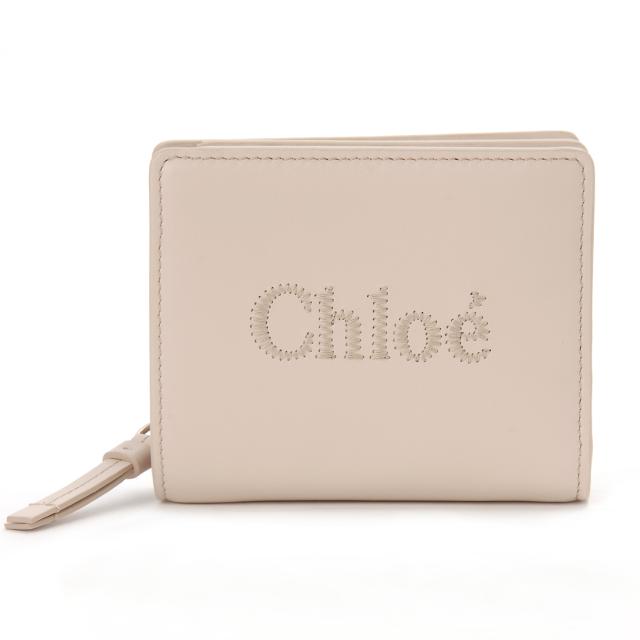 Chloe クロエ 二つ折り財布 ピンク レディース 23SP867 I10 6J5 クロエセンス