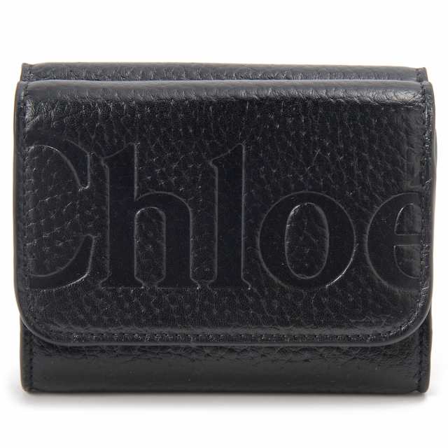 Chloe クロエ 三つ折り財布 レディース ブラック 24WP451 O21 001 BIKIE