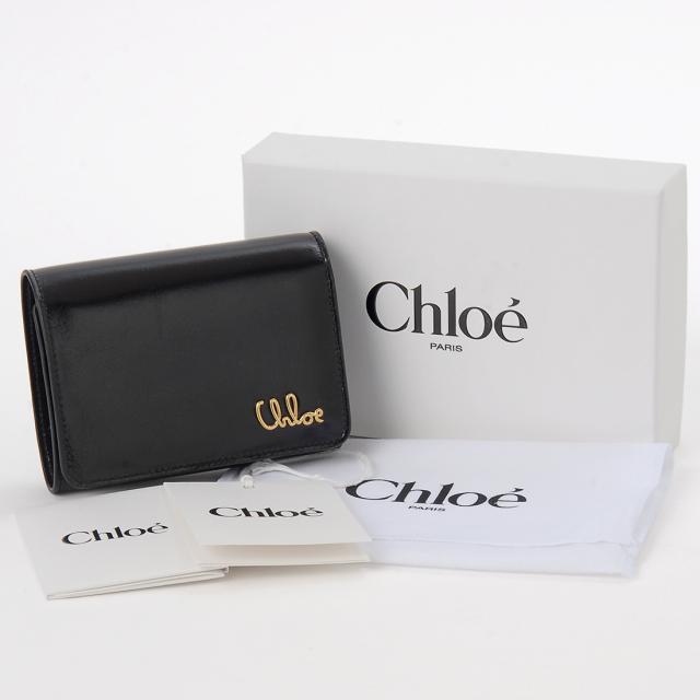 Chloe クロエ 三つ折り財布 CHC25SP483 O16 001 CHLOE ICONIC クロエアイコニック_4